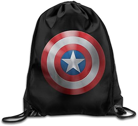 Captain America's Shield Home Portable String Backpack