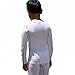 LANBAOSI Boys&Girls Long Sleeve Compression Soccer Practice T-Shirt White