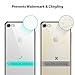 RANVOO iPhone SE Case 2020, iPhone 8 Case, iPhone 7 Case, Clear Soft Slim Thin Case Premium Flexible Chrome Bumper Transparent TPU Back Plate Gel Cover Apple iPhone SE (New)/ 8/7 (Crystal Silver)