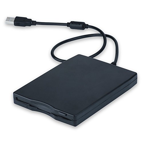 MthsTec USB 2.0 External Floppy Disk Drive Portable Reader for Laptop PC MAC Windows 10 Windows 8 7 VISTA/XP - Thumbnail 3