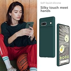 YATWIN Silicone Case for Google Pixel 7A