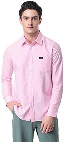 Pau1Hami1ton Men's Oxford Short Sleeve Button Down Casual Dress Shirt P-09X