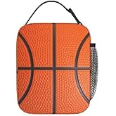 YETTA YANG Basketball Sport Portable Lunch Bag Insulated Lunch Box Reusable Totes For Women Men Work Picnic Camping