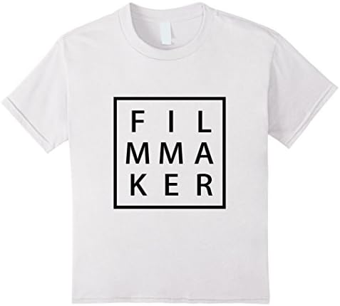 Kids Cool Filmmaker Film T Shirt Gift Light 4 White