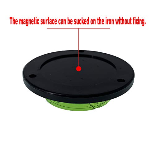 Universal Level Instrument Horizontal Bead Horizontal Instrument Horizontal Bubble Level Belt Positioning Hole Through 50MM Magnetic Function (green)