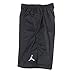 Boys Nike Air Jordan Mesh Athletic Shorts (Extra Large, Black)