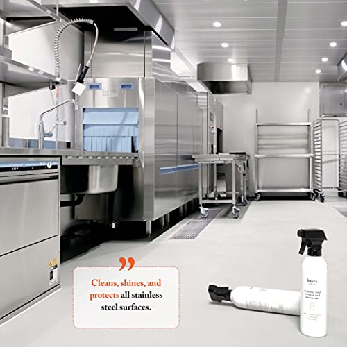 Bayes HighPerformance Stainless Steel Cleaner Spray, Polish, and