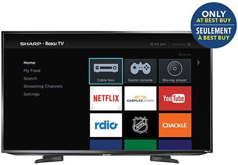 sharp roku tv optical audio