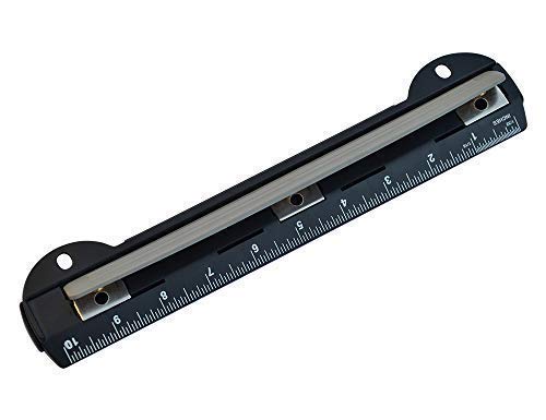 WorkLion 3 Ring Hole Punch for Binder, Portable Puncher, Office Assistant, Black (Renewed)
