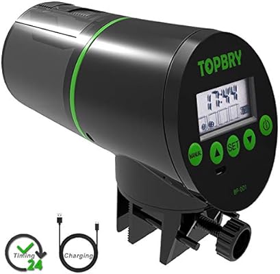 Topbry Automatic Fish Feeder Upgraded Version Digital Auto