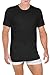 Men's Crew Neck Undershirts in Bamboo Viscose - 2 Pack Tee for Him by Texere (Black, X-Large) Top Gifts for Men MB6301-BLK-XL
