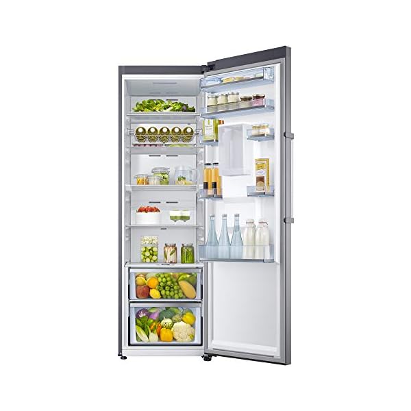 Samsung RR39M7340SA/EU Freestanding Fridge, Frost Free, 375L capacity, 60cm wide, Silver