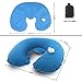 Neck Pillow - GikPal Air-Core Neck Pillow - Premium Ergonomic Neck Support Pillow -Ultralight U-Shaped Travel Pillow , Airplane Rest Pillow - Designed for Airline, Bus, Car, Train - Dark Blue