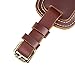 Genuine Leather Luggage Tag Travel Flight Bag ID Label Business Card Holder Name Address ID Bag Tag