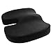 Egoist Zone Coccyx Orthopedic Memory Foam Seat Cushion - Car Seat Office Chair Wheelchair Cushion for Tailbone Pain - Posture & Coccyx Support - Back Pain & Sciatica Relief