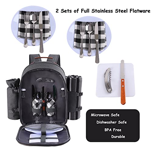 Apollo Walker Picnic Backpack Set for 2 Person with