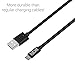 TUDIA USB Type C Cable, USB-C to USB-A Fast Charging Cable 3.3 Feet (1 Meter) - Black