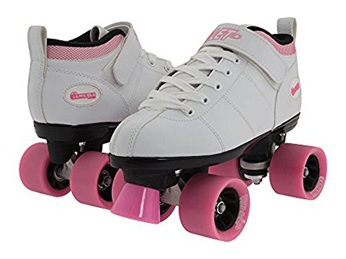 Chicago Bullet Ladies Speed Roller Skate â€“White Size 1