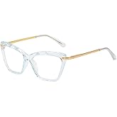 oriopxic Cat Eye Distance Glasses Womens Retro Nearsighted Myopia Glasses