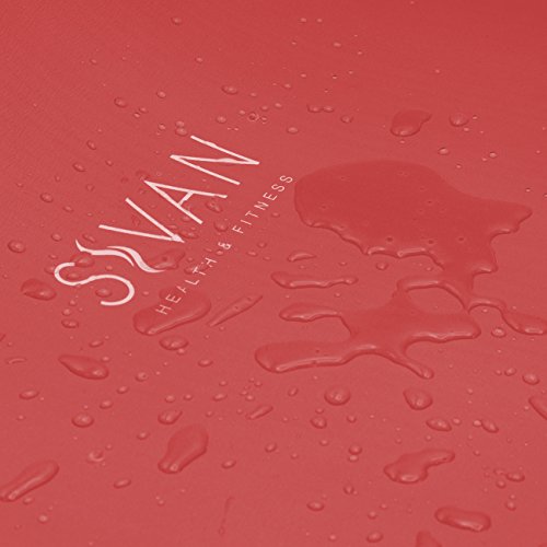 Sivan Health and Fitness NBR Yoga and Pilates Mat (Red) - Thumbnail 6