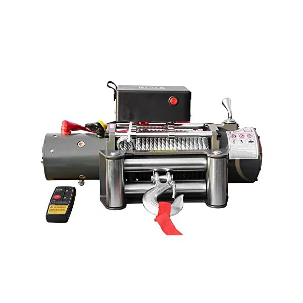 Elektrische Seilwinde 12V Winde 5900Kg Motorwinde 12 Volt Funk