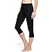 Yummie Women's Talia Capri Cotton Stretch Shapewear Legging Black, Medium