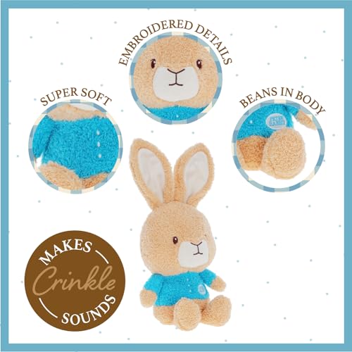KIDS PREFERRED Beatrix Potter Peter Rabbit Cuteeze Bunny Stuffed Animal Soft Plush Toy for Baby and Toddler Boys and Girls – 12 inch
