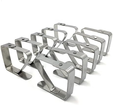 Tablecloth Clips by Latomex, Set of 12 Table Cover Cloth Clamps for Home Party & Picnic
