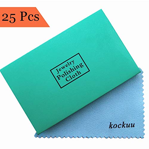 Polishing Cloth for Sterling Silver Gold Platinum Brass and Copper, kockuu Jewelry Cleaning Cloth, Individually Packed in Premium Card (25) - Thumbnail 6