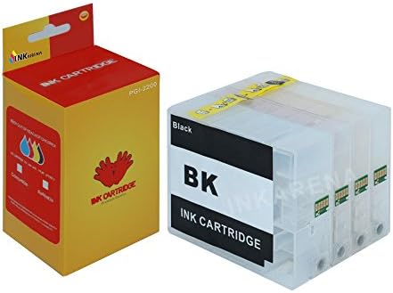 INKARENA Refillable Ink Cartridge PGI-2200XL PGI2200 PGI-2200 XL Pigment For Maxify MB5020 iB4120 MB5320 MB5420 MB5120 iB4020 Printer