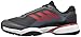 adidas Boys' Barricade Club Xj Skate Shoe, Mystery Blue/White/Glow Orange, 5 M US Big Kid