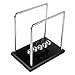 SciencePurchase Newton's Cradle Art in Motion, 7 1/4-Inch Balance Balls - Black Wooden Base