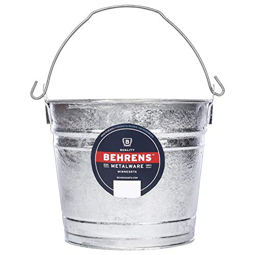 Behrens Hot-Dipped Galvanized Steel Utility Pail 8-Quart