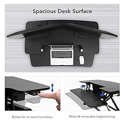 FLEXISPOT Motorized Standing Desk Converter