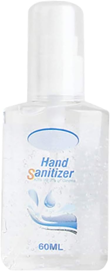 Kitt Refreshing Hand Sanitizer Gel, Washless Hand Soap Gel, 60/120/240/300ML Super-Large Capacity Household Cleaning Gentle Hydrating Hand Sanitizer Soothing Gel,Non-irritating,Pump Bottle (60ML)