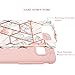 Samsung Galaxy S8 Plus Case,Galaxy S8 Plus Case,Fingic Rose Gold Marble Design Shiny Glitter Bumper Hard PC Soft Rubber Anti-Scratch Shockproof Protective Case Cover for Samsung Galaxy S8 Plus (2017)