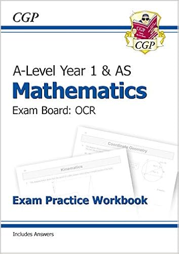 A Level Maths For Ocr Year 1 As Exam Practice Workbook Perfect For Home Learning And 2021 Assessments Cgp A Level Maths Amazon Co Uk Cgp Books Cgp Books 9781782947387 Books