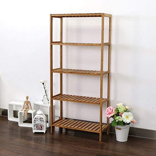 Kinbor 5Tier Storage Shelving Rack Utility Shelf Multifunctional