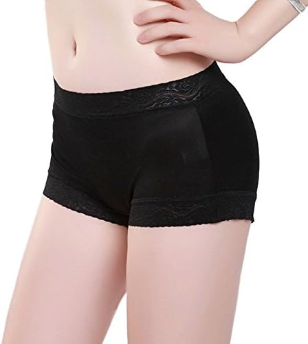 July SHEEP-100% Silk Women's Middle-Rise Silk Brief with Lace Edge Seamless Supersoft Comfort Panties Solid Color