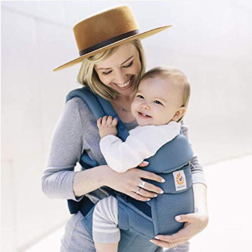 エルゴベビー ベビーキャリア Adapt アダプト クールエアー メッシュ 抱っこひも オックスフォードブルー ヘッドサポート よだれパッド うさみみ歯固め付 正規代理店2年間保証付 ネイビーバンダナ B07dwb5jb6 高価値セリー