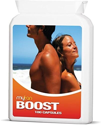 MyTan Boost Tanning Pills, Tan Booster and Accelerator, 100 Capsules, All Natural, 100% Guaranteed by MyTan