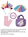 Girls Rainbow Unicorn Tutu Set - 4PC -Bag - Pastel Colors w/Layered Dress Skirts - Headband - for Age 5-6 Years Old Costume - Little Girl Princess - Lavender - Pink - Unicorn Birthday - Halloween