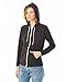 Alternative Women's Adrian Fleece Zip Hoodie, Eco True Black, X-Large