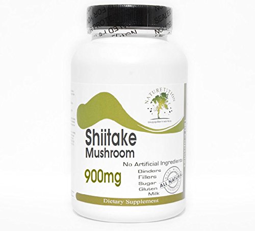 Shiitake Mushroom 900mg ~ 180 s - No Additives ~ Naturetition Supplements