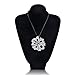 Silver Jaw Crystal hair clips alligator Metal Flowers Wedding Claw Pins Accessories Bows (silver plated)