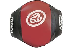 Reevo Belly Pad Protective Guard - Stomach Protector Body Chest Guard with Adjustable Straps for Boxing Muay Martial Arts
