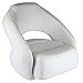 Wise 8WD1217-784 Sport Bucket Seat with Flip-Up Bolster, White