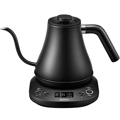 Electric Gooseneck Kettle, Pour Over Coffee & Tea Kettle with Variable