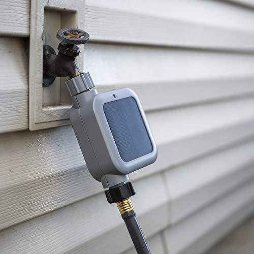Netro Pixie Smart Hose Faucet Timer, WiFi, Solar Powered, Weather Aware