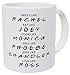 della Pace Friends Dress Like Rachel, Eat Like Joey, Cook Like Monica, Love Like Ross, 11 Ounces Funny Coffee Mug Gag Gift